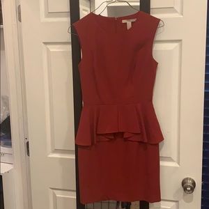 Red cocktail dress